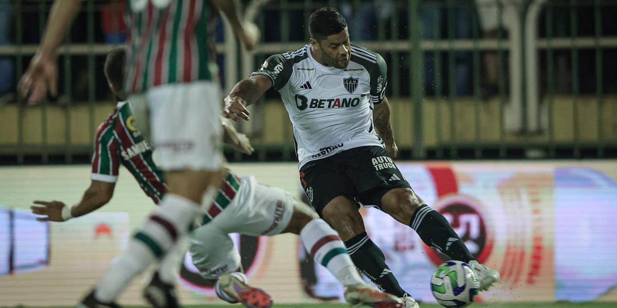 Hulk fala em favoritismo do Fluminense no duelo do Galo pela Libertadores (Pedro Souza / Atlético)