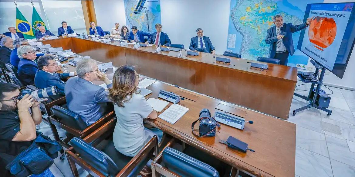 Reunião ocorreu no Palácio do Planalto (Ricardo Stuckert/PR)