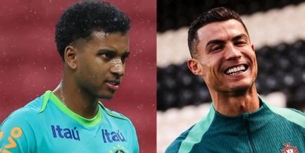 Brasil e Portugal estarão em ação nesta terça pelas Eliminatórias e Liga das Nações, respectivamente (Montagem / Foto: Rafael Ribeiro/CBF  / Instagram Cristiano Ronaldo)