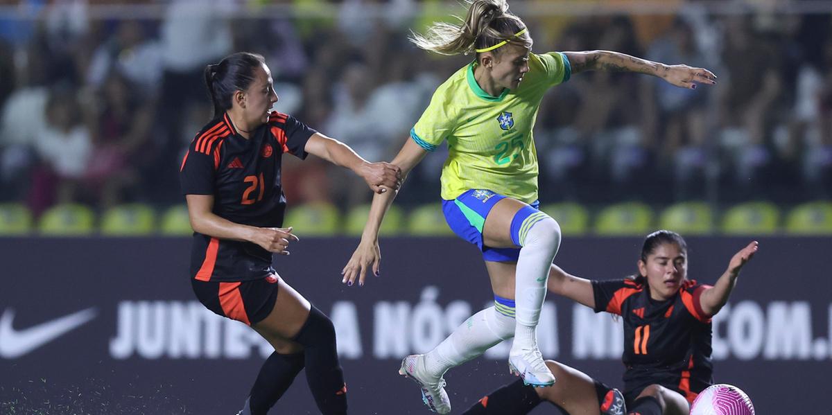 A partida foi a primeira da equipe depois da conquista da medalha de prata nos Jogos Olímpicos de Paris (Lívia Villas Boas / CBF)