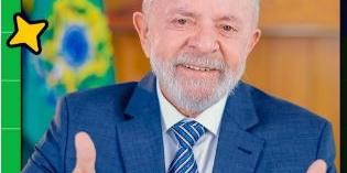 "Um beijo no coração, força e que Deus os abençoe”, escreveu o presidente (Reprodução / Instagram Lula)