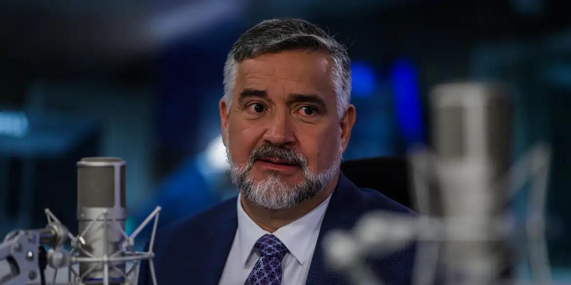 Ministro de Comunicação Social Paulo Pimenta (JOÉDSON ALVES/AGÊNCIA BRASIL)
