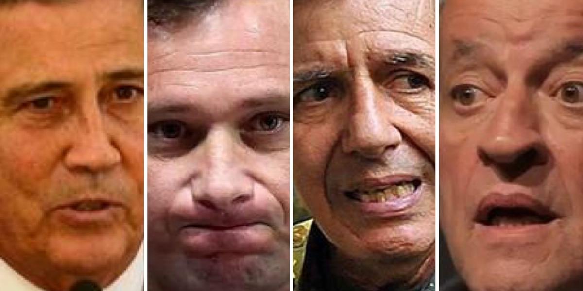 Entre os indiciados estão o ex-ministro da Casa Civil e da Defesa, Walter Souza Braga Netto, o tenente-coronel do Exército Mauro Cid, o ex-ministro do Gabinete de Segurança Institucional (GSI) Augusto Heleno e o presidente do PL, Valdemar Costa Neto (Montagem com fotos de Marcello Casal jr/ Agência Brasil, Lula Marques/Agência Brasil e Arquivo Agência Brasil)