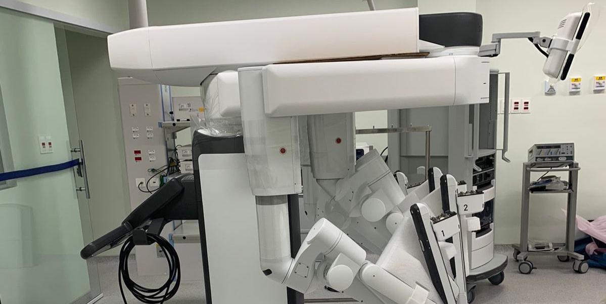 Mário Ribeiro é o primeiro hospital do Norte de Minas a ofertar a cirurgia robótica com o equipamento (Márcia Vieira/ O Norte)
