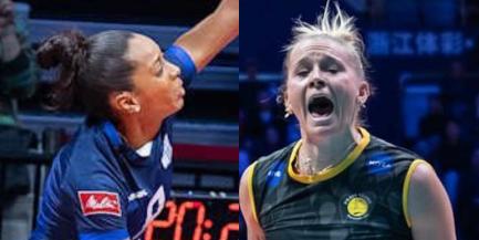 Minas e Praia perdem na estreia do Mundial de Clubes (Montagem / Foto: Volleyball World)