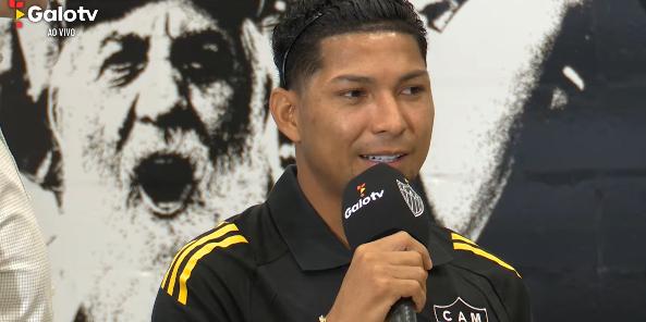 Rony celebra primeiro gol pelo Galo e mira conquistas na nova casa (Reprodução / Galo TV)