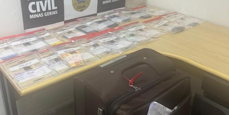 Foram encontrados bens de procedência duvidosa (Divulgação/PCMG)