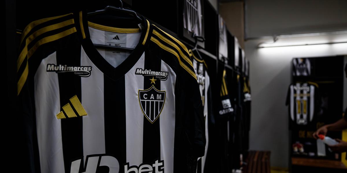 Camisa do Galo para a temporada 2025 (Site Oficial do Clube Atlético Mineiro)