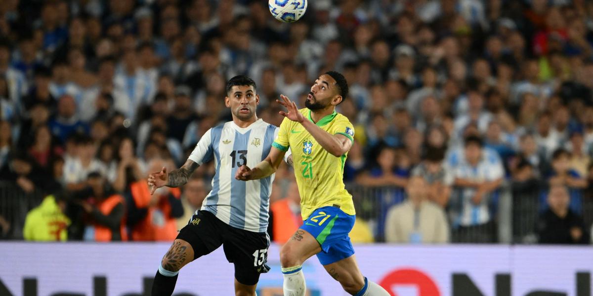 Mateus Cunha marcou o único gol brasileiro na partida (Conmebol/X)