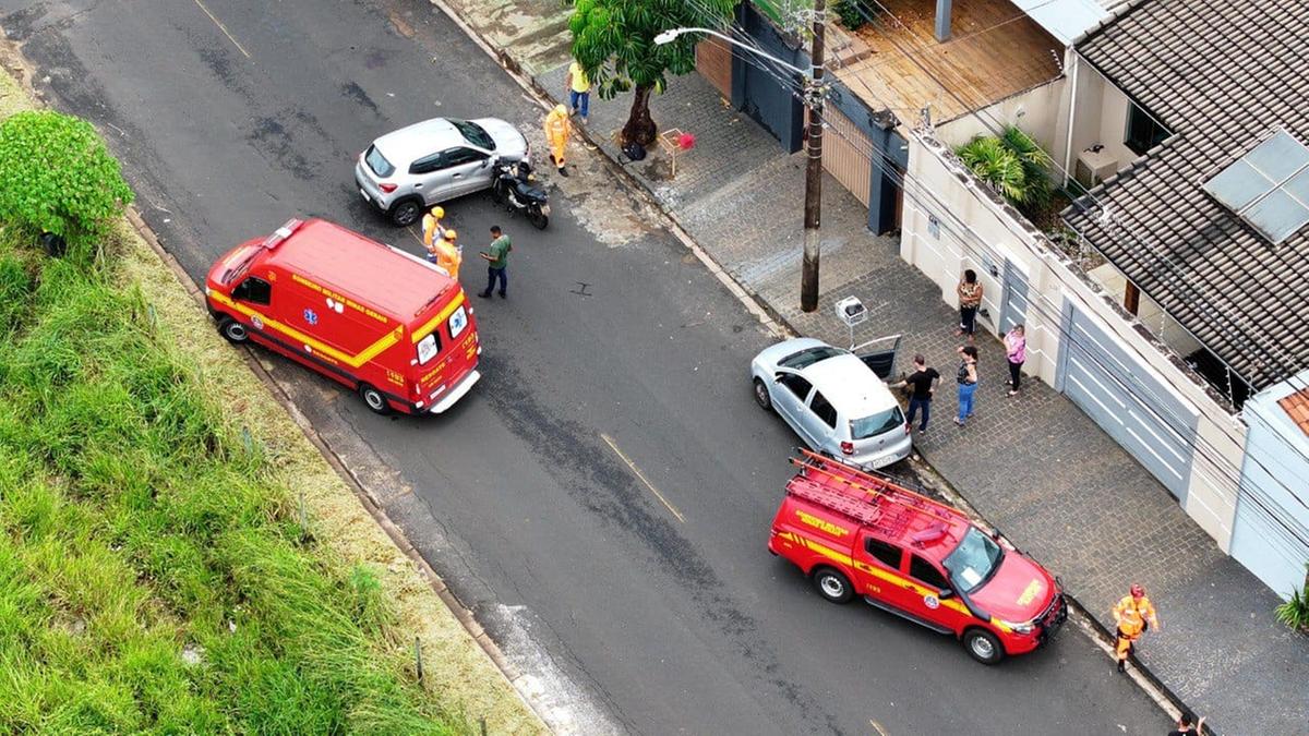 Polícia Militar e a Perícia Técnica foram acionadas para o local (Corpo de Bombeiros)