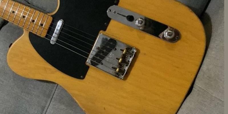 Guitarra foi localizada na casa da pessoa que postou o anúncio (Divulgação / PCMG)