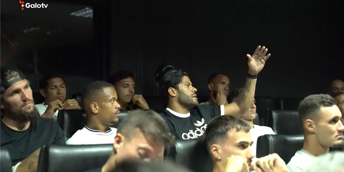 Jogadores do Atlético participam de palestra sobre arbitragem do Brasileirão (Divulgação / Atlético)