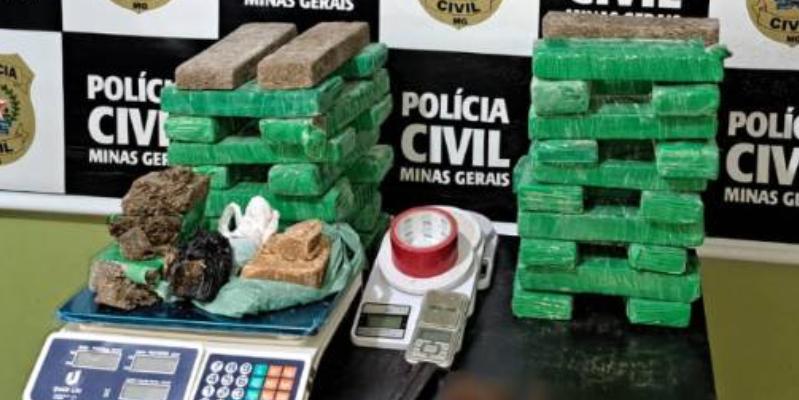 Investigações apontam que suspeito traficava no Morro das Pedras e também guardava drogas e se escondia no Barreiro (Divulgação / PCMG)