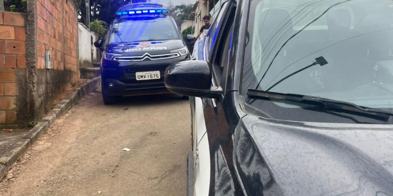 Suspeito foi preso pela PCMG e encaminhado ao sistema prisional (PCMG/Divulgação)
