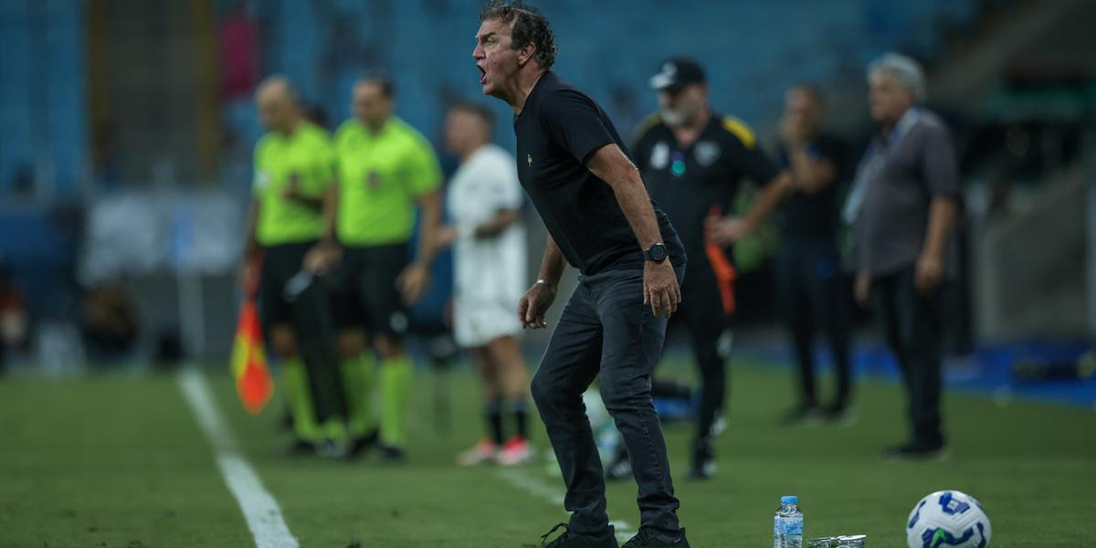 Cuca separa desempenho do time do resultado negativo contra o Grêmio (Pedro Souza / Atlético)