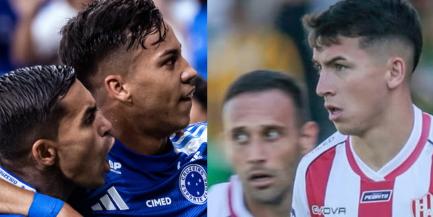 Cruzeiro encara o Unión na estreia da Sul-Americana (Montagem / Foto: Gustavo Aleixo/Cruzeiro - Reprodução Instagram Club Atlético Unión)
