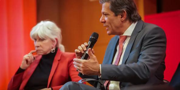Ministro participou de uma conferência na universidade Science Po sobre os desafios para os governos enfrentarem a mudança climática (Diogo Zacarias / MF)
