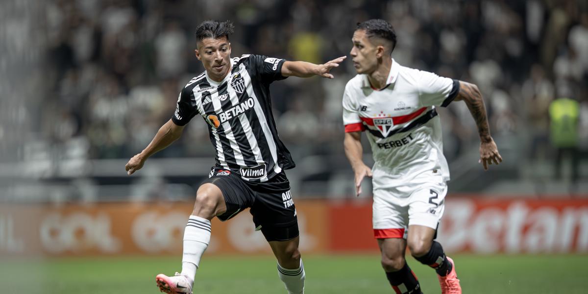 Atlético x São Paulo em 2024 (Foto: Pedro Souza / Atlético)