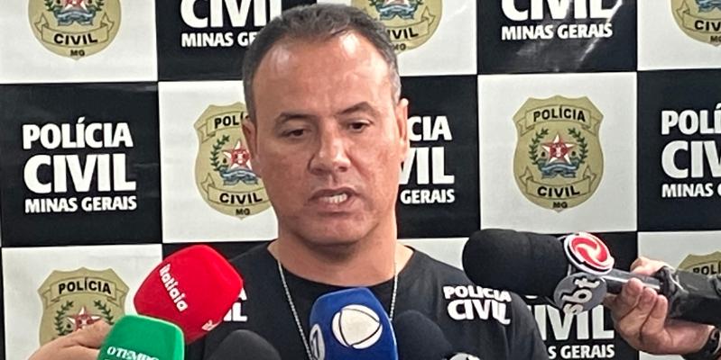 “Apurou-se que a relação do casal era bastante conturbada, e que a vítima era constantemente agredida fisicamente pelo companheiro”, destacou o delegado Welington Faria (Divulgação / PCMG)