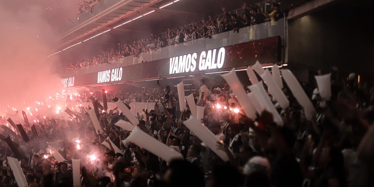 Atlético foi punido por uso de sinalizadores por parte da torcida e jogará sem público na Sula (Pedro Click / Atlético/ Atlético)