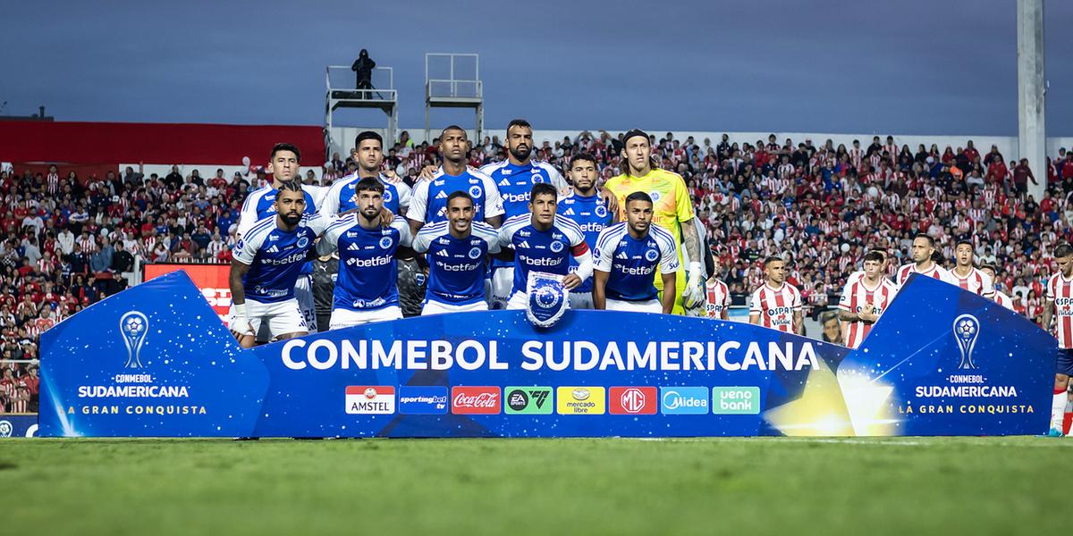 Cruzeiro na Copa Sul-Americana (Foto: Gustavo Aleixo/Cruzeiro)