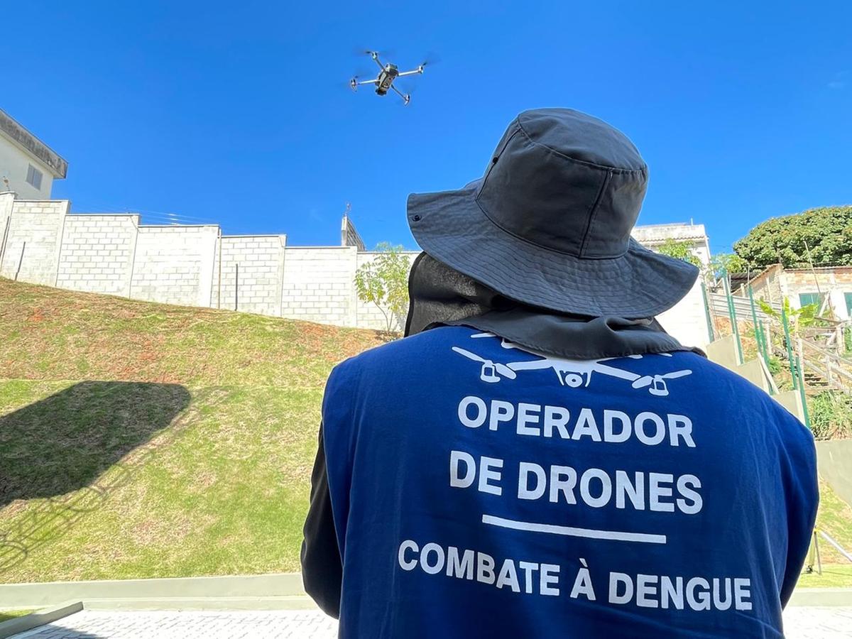 Sobrevoo de drone ocorreu no Bairro Heliópolis, na região Norte, nesta quarta-feira (9) (Valéria Marques/ Hoje em Dia)