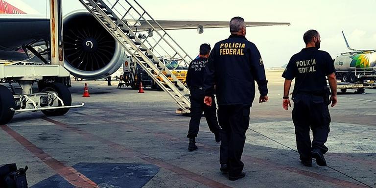 Diante dos fatos, o suspeito foi preso em flagrante e conduzido à Superintendência da Polícia Federal em Minas (Divulgação / PF)