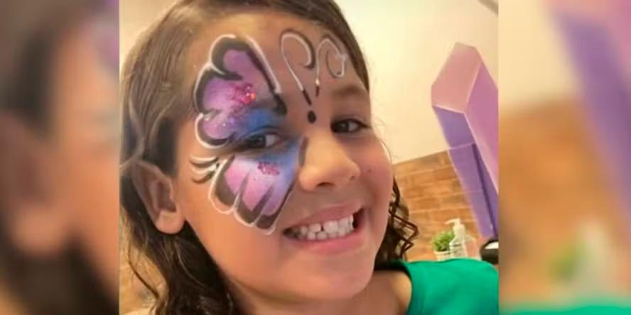 Sarah Raissa Pereira de Castro, de 8 anos, morreu após inalar aerossol em desafio para a internet (Reprodução/ Redes Sociais)