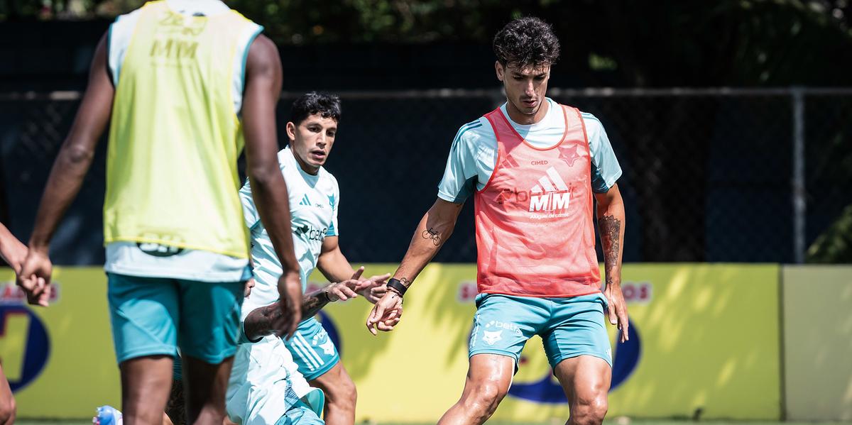 Juan Dinenno volta a ser relacionado no Cruzeiro (Foto: Gustavo Aleixo/Cruzeiro)