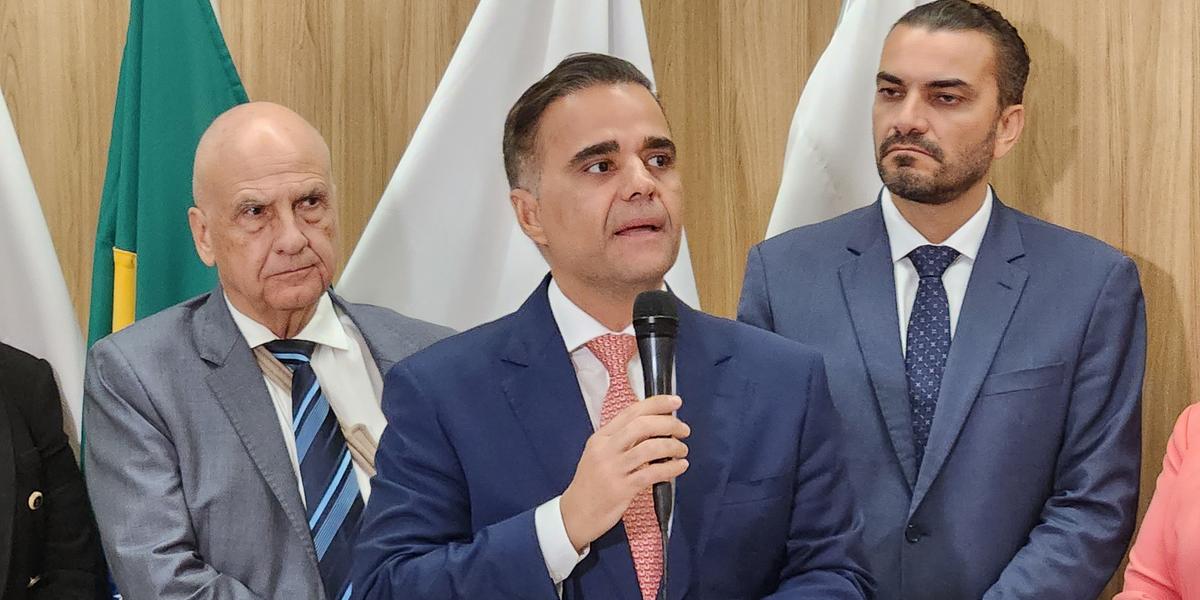 Gustavo Chalfun participou de solenidade na sede da OAB nesta quarta-feira (Maurício Vieira / Hoje em Dia)
