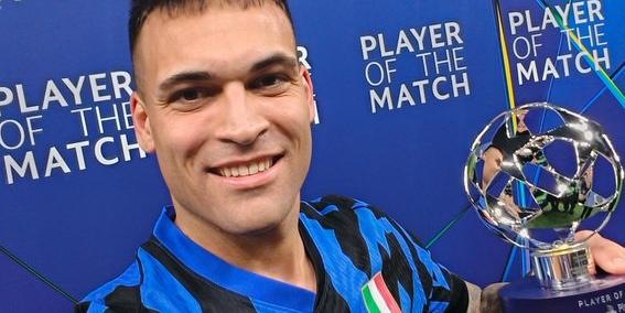 Lautaro Martinez marcou um dos gols da Inter de Milão diante do Bayern de Munique (X da Champions League)