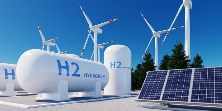 Hidrogênio verde é produzido a partir de energia solar e água (Divulgação)