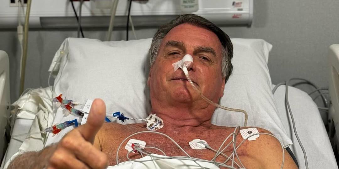 Bolsonaro está internado no Hospital DF Star, em Brasília, desde domingo (13) (Reprodução/ Redes Sociais)