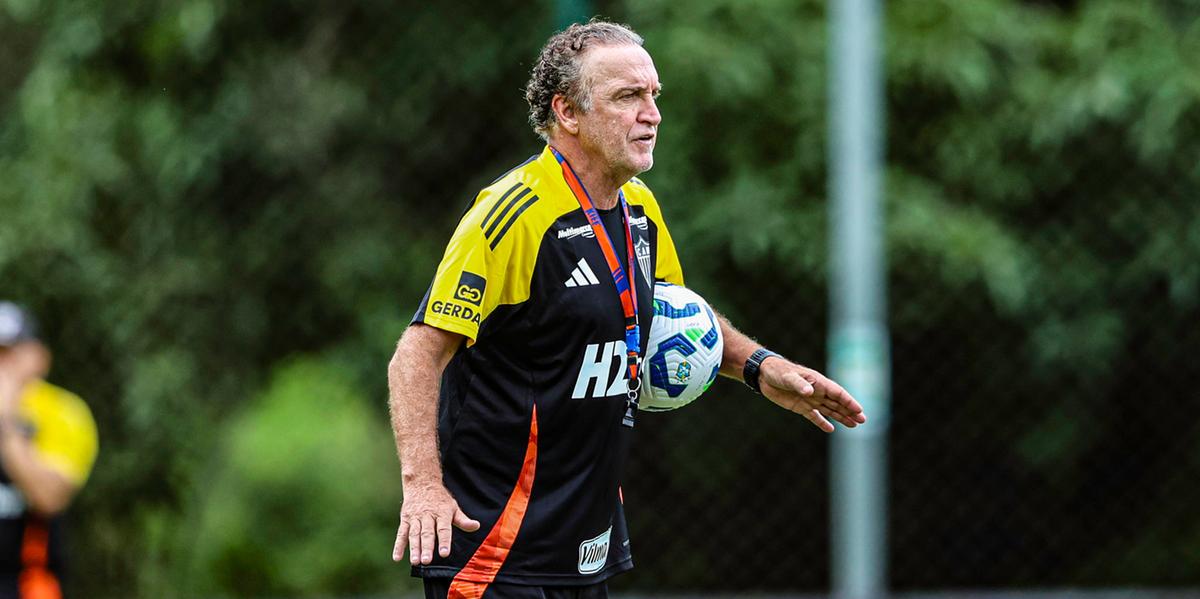 Cuca fecha preparação para encarar o Botafogo no domingo de Páscoa (Paulo Henrique França / Atlético)