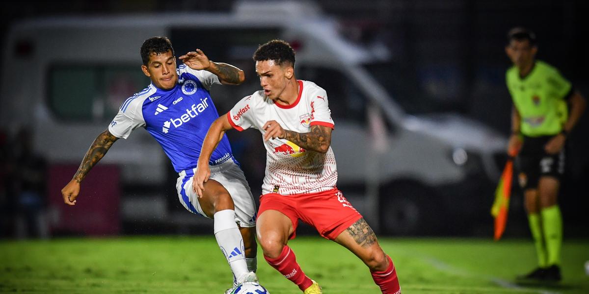 Romero em partida amistosa contra o Bragantino antes do Brasileirão (Ari Ferreira/Red Bull Bragantino.)