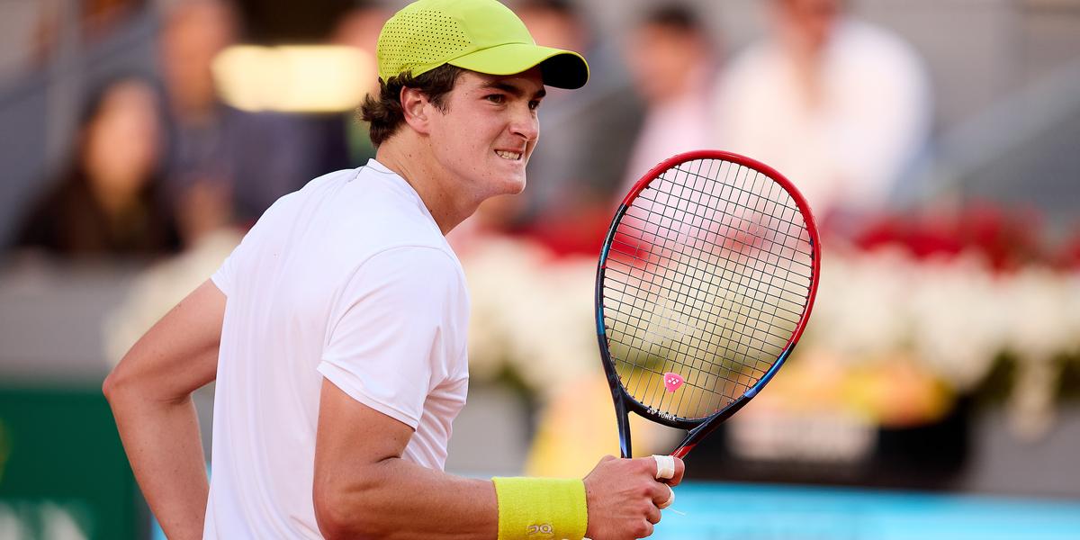 João Fonseca estreia com vitória no Masters de Madri (Reprodução X / #MMOPEN)