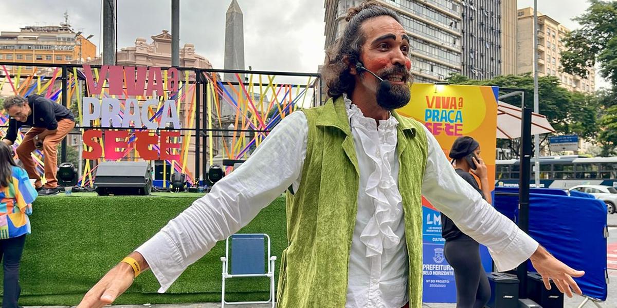 Quem passou pela Praça 7 na manhã desta sexta já conferiu parte da festa, que se estenderá até domingo (Valéria Marques/Hoje em Dia)