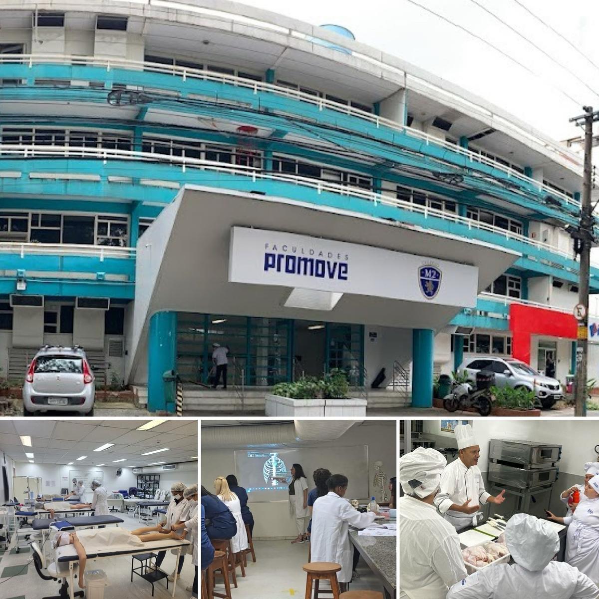 Faculdades Promove contam com amplas instalações, cozinha-escola, estúdio de rádio e TV, dentre outros modernos laboratórios (Divulgação)