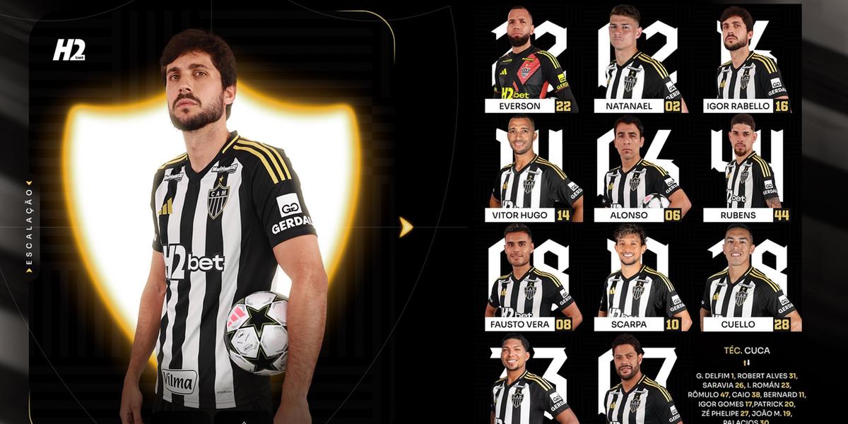 Galo definido para encarar o Maringá (Divulgação / Atlético)
