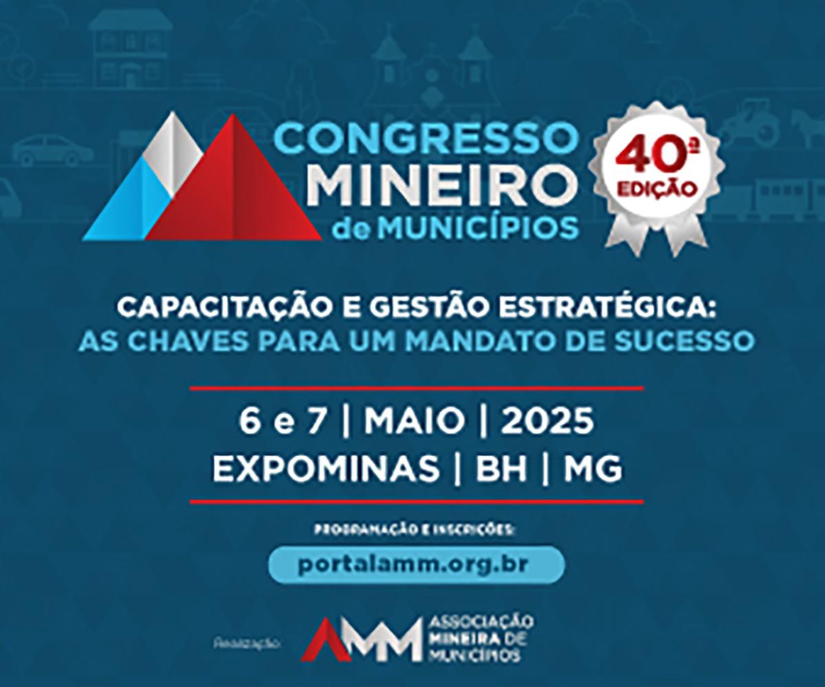 Congresso reunirá prefeitos, vice-prefeitos, vereadores, secretários, agentes públicos e sociedade civil ()