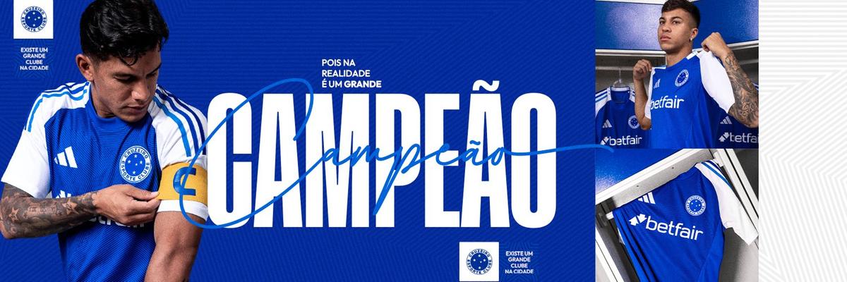 Cruzeiro troca Dudu por Romero em banner do Twitter (Reprodução / X Cruzeiro)