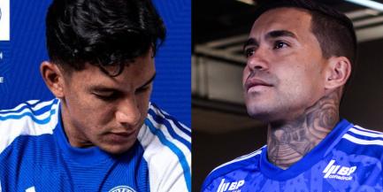 Romero entra na vaga de Dudu em banner de divulgação da Raposa (Montagem / foto: Gustavo Aleixo-Cruzeiro)