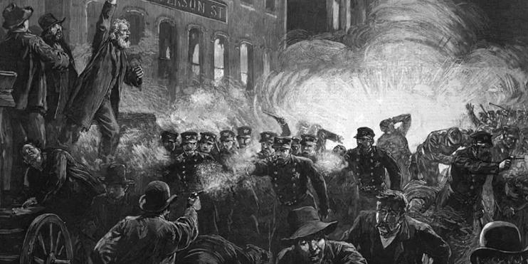 Origem da data foi em 1886, durante uma greve em Chicago (EUA): trabalhadores foram agredidos, presos e executados, em meio a reivindicações por redução de jornadas diárias (Domínio público / reprodução Agência Brasil)