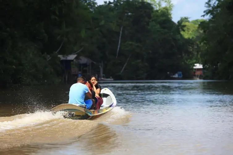 Ilha do Combu faz parte da área insular de Belém, que representa 65% do território da capital paraense (Márcio Ferreira/Agência Pará)