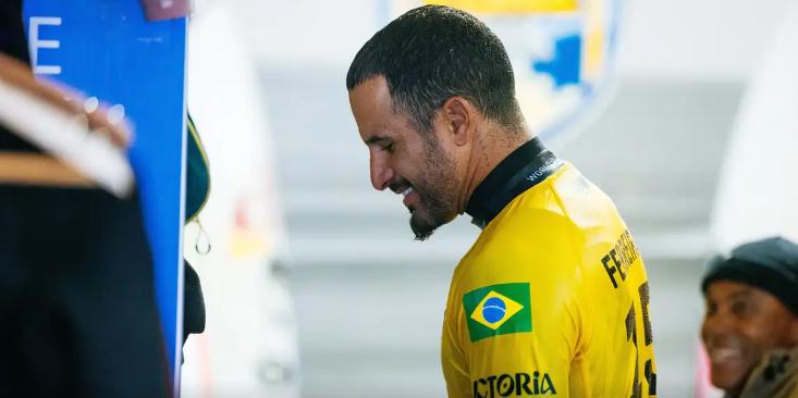 Na ponta da tabela, Italo Ferreira deu um show na estreia (Divulgação / WSL Brasil)