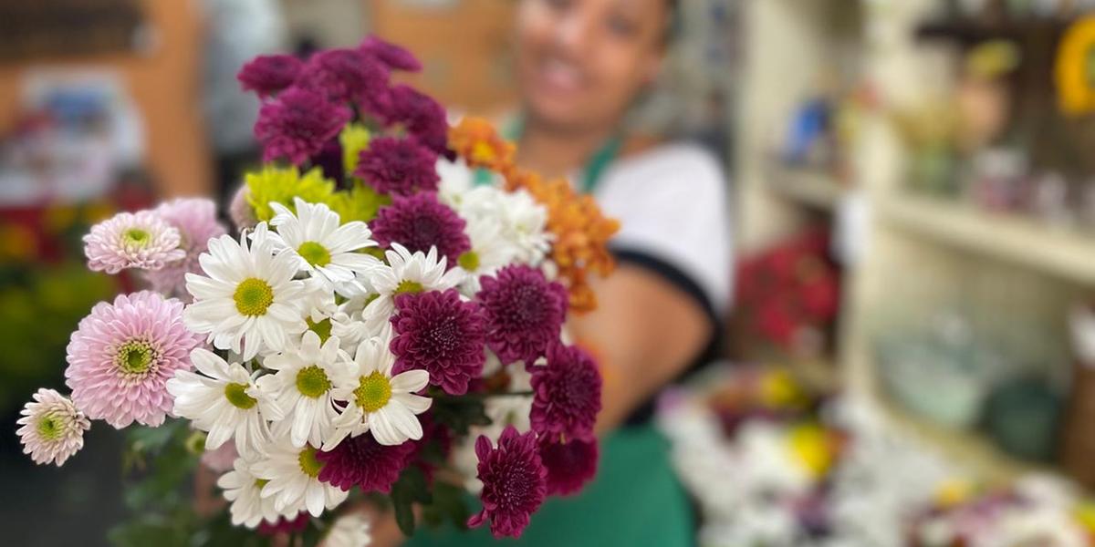 Preços das flores dispararam em BH na semana do Dia das Mães (Valéria Marques/ Hoje em Dia)