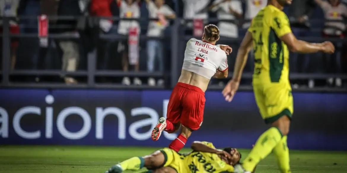 Isidro Pitta marca para o Bragantino no fim da partida (Ari Ferreira/Red Bull Bragantino)