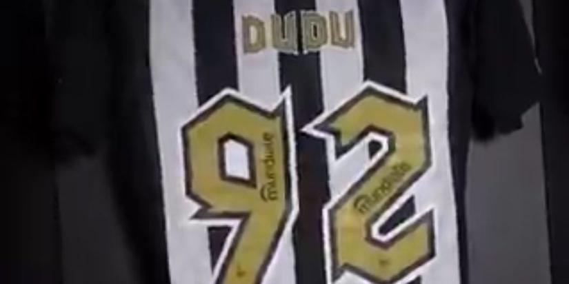 Dudu vai usar a camisa 92 no Atlético durante a temporada de 2025 (Atlético / Divulgação)