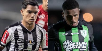 Athletic e América decepcionam na sexta rodada da série B (Montagem / Foto: Otávio Silva - Reprodução Instagram Athletic / Giovani Baccin - América)