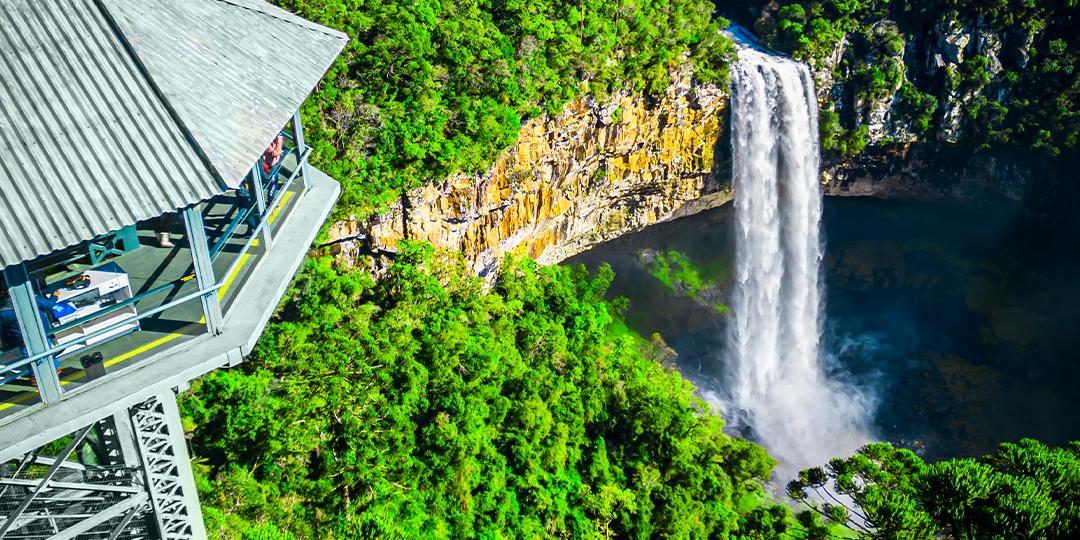 Parque ficou fechado para a implantação de novas experiências, como o Observatório Panorâmico (Divulgação / Parque do Caracol)